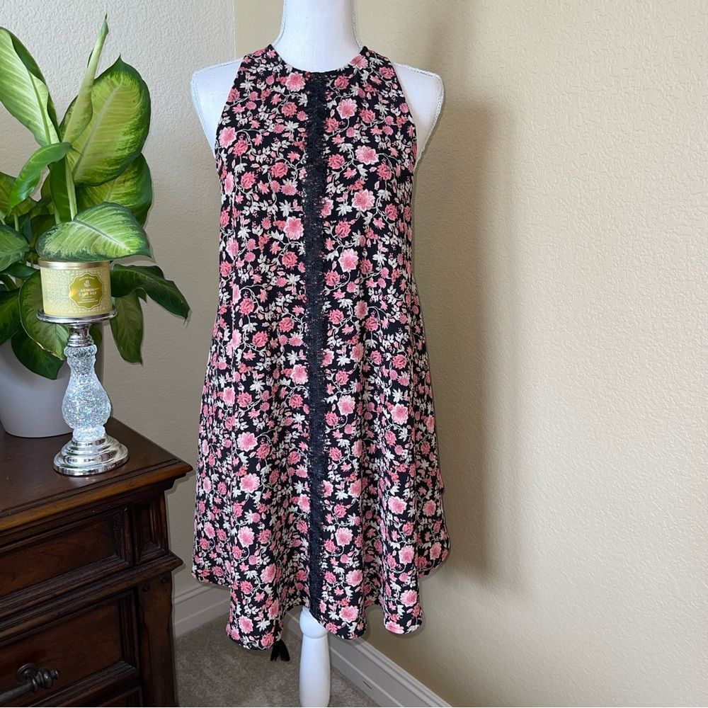 Anthropologie FoxieDox Floral Lace Side Dress Sz XS